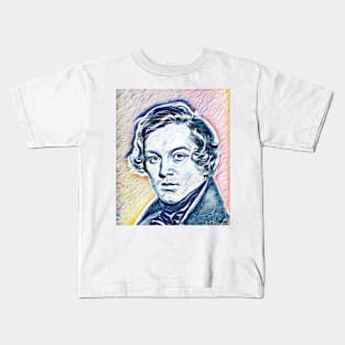 Robert Schumann Portrait | Robert Schumann Artwork 11 Kids T-Shirt